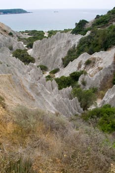 Eroded Clay Formations-Zakynthos, Greece