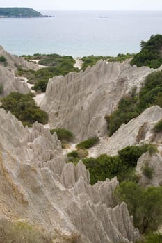 Eroded Clay Formations-Zakynthos, Greece
