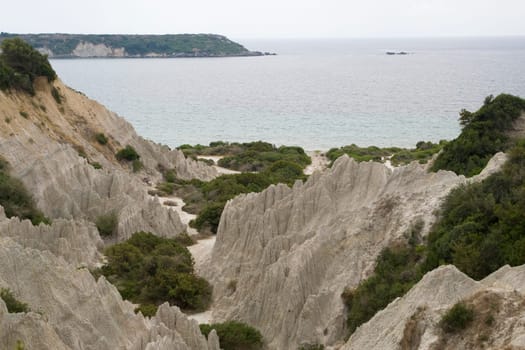 Eroded Clay Formations-Zakynthos, Greece
