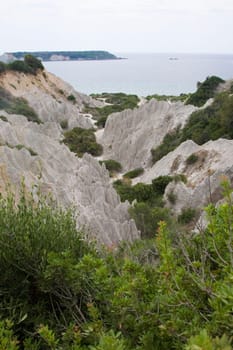 Eroded Clay Formations-Zakynthos, Greece