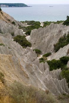 Eroded Clay Formations-Zakynthos, Greece