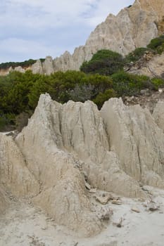 Eroded Clay Formations-Zakynthos, Greece