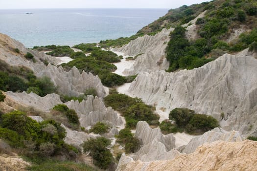 Eroded Clay Formations-Zakynthos, Greece