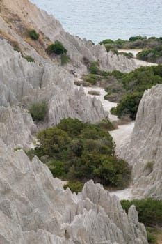 Eroded Clay Formations-Zakynthos, Greece