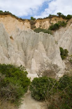 Eroded Clay Formations-Zakynthos, Greece