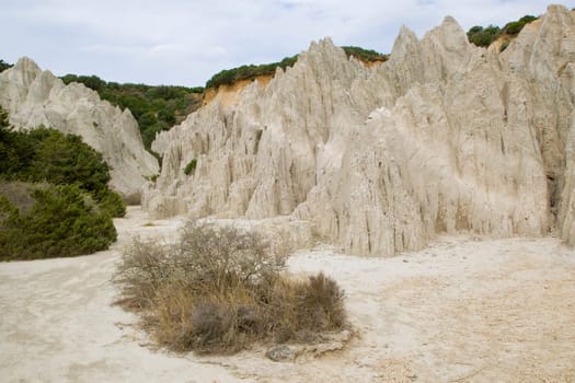 Eroded Clay Formations-Zakynthos, Greece