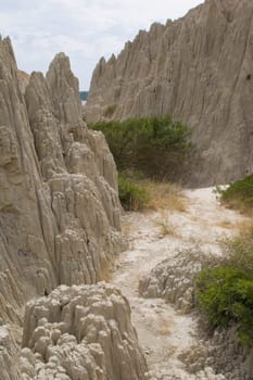 Eroded Clay Formations-Zakynthos, Greece