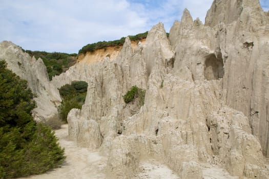 Eroded Clay Formations-Zakynthos, Greece