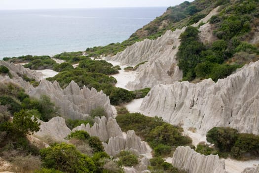 Eroded Clay Formations-Zakynthos, Greece