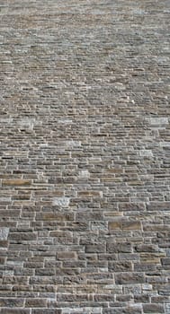 Crafted stone wall facade