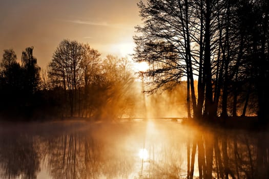 the lake awakens...