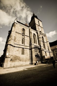 Black church in  Brasov, Romania