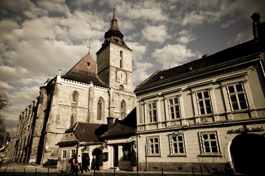 Black church in  Brasov, Romania
