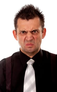 Angry businessman