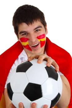 Spanish football fan