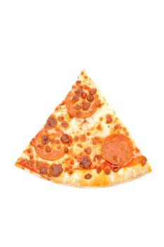 Slice of tasty Italian pizza
