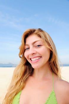 Joie de vivre woman in summer