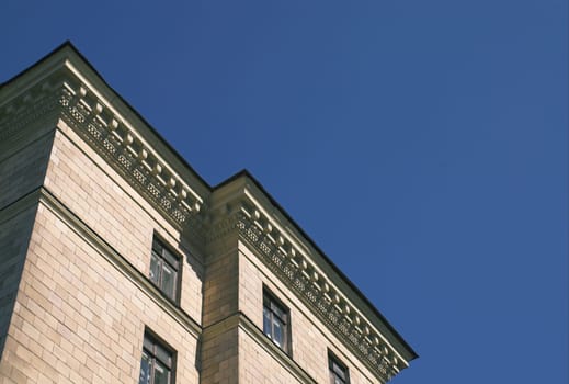 Old Building with a Moulded Cornice