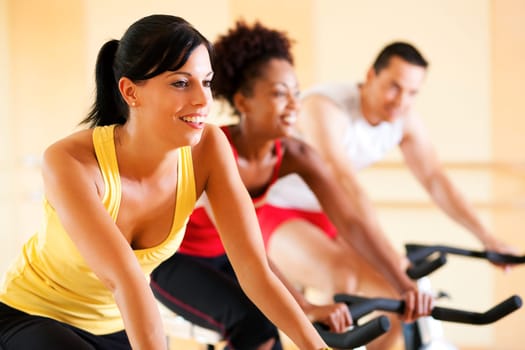 Spinning in the gym