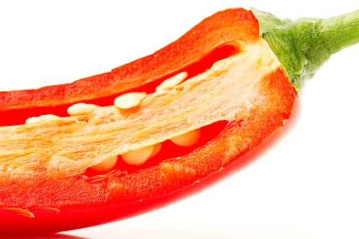 sliced pepperoni macro