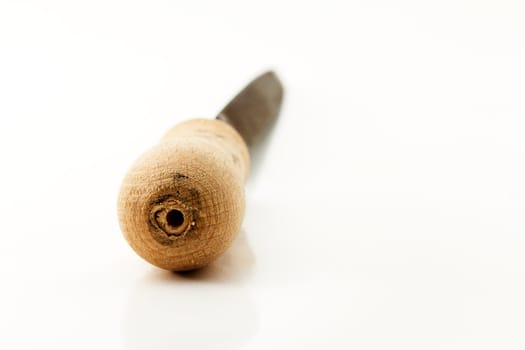 Handle of a triangular file
