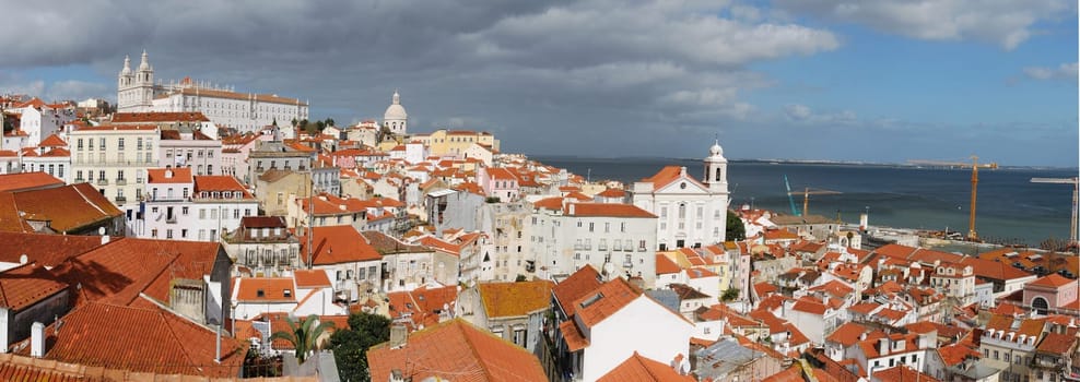 City view of the capital of Portugal