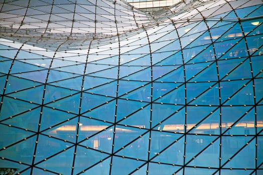 Glass dome roof