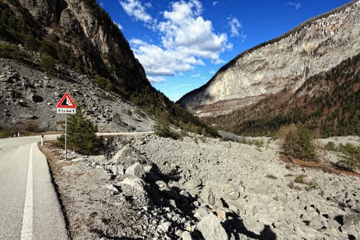 italian alps landscape