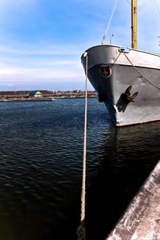 at anchor