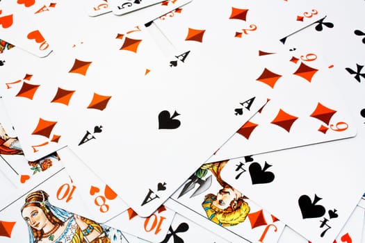 Playing cards background