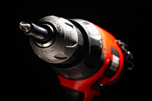 red drill closeup