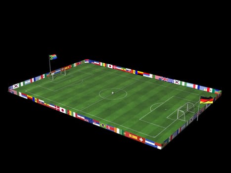 Football pitch