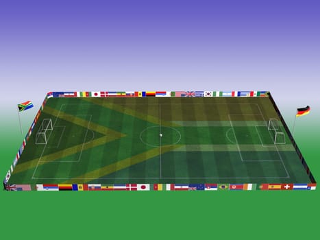 Football stadium