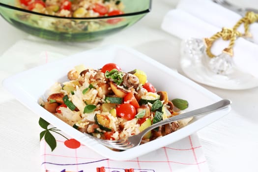 Vegetable risotto