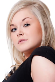 Classy blond woman