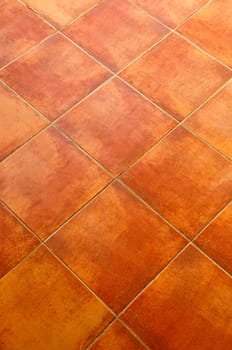 Tiled floor
