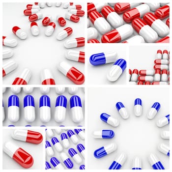 pills background