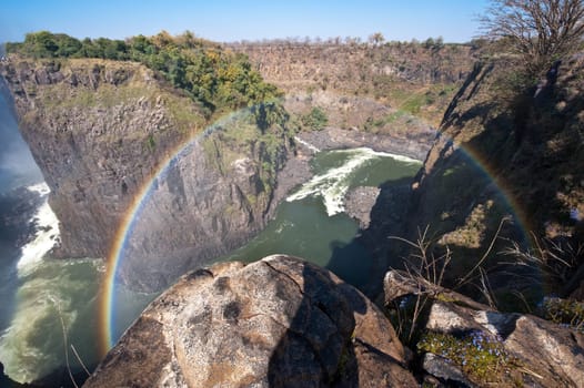 Rainbow at Victoria Falls