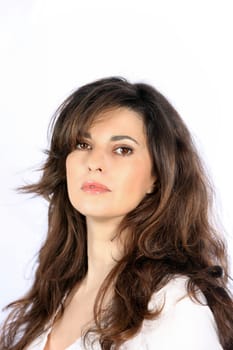 Sad, beautiful woman