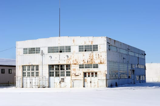 Old Warehouse in Winter