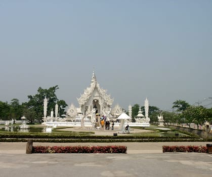 Wat Ron Khun from the outside