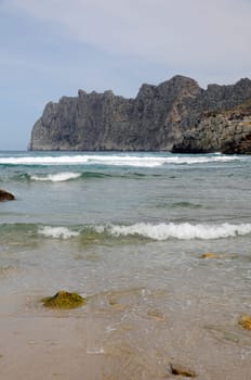 Coast near Cala de Vicenc,Mallorca