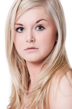 Classy blond woman