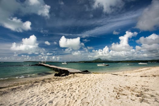 at the jetty
