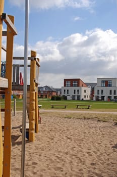 New buildings with playground