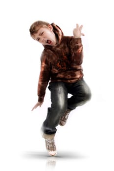 Boy dancing wd717