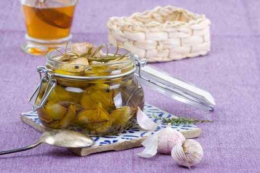 Garlic jar