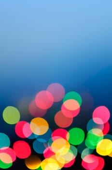 Blurred Christmas lights