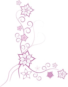 Floral Background Blossoms