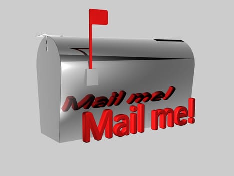 Mailbox - Mail me - isolated